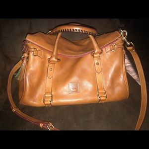 Dooney & Bourke Medium Florentine Satchel -Natural